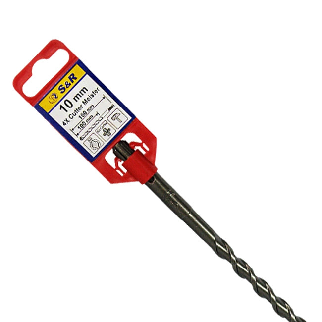 Бур S&R sds-plus 4X Cutter Meister 10x100x160мм