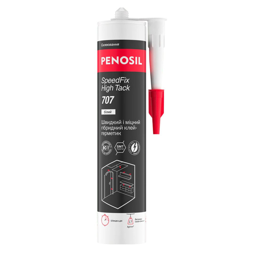 Клей-герметик монтажный Penosil Premium SpeedFix High Tack 707 (290 мл)