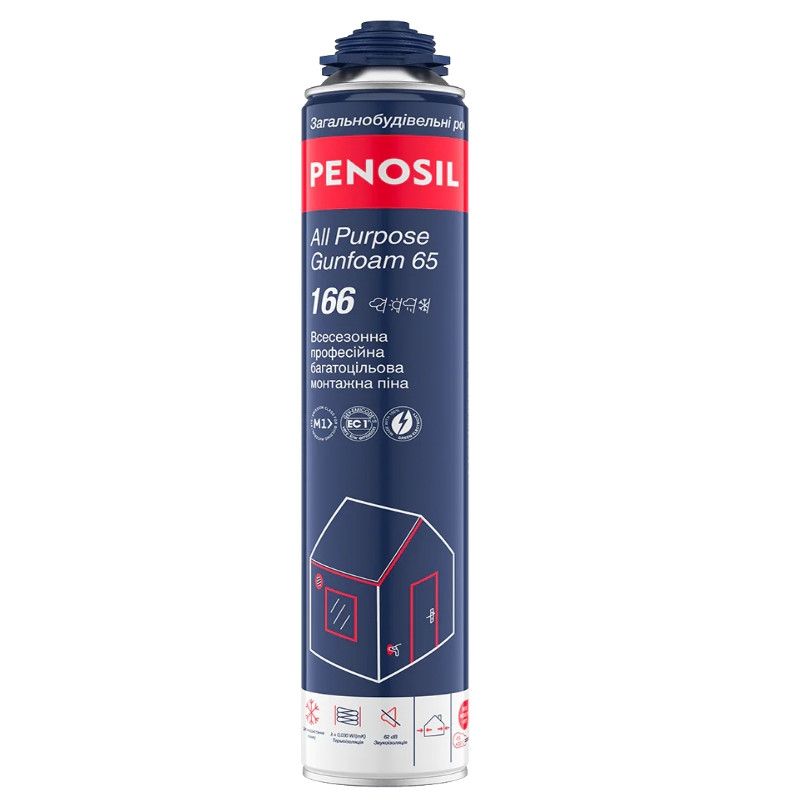 Пена монтажная Penosil All Purpose Gunfoam 65 166 (830мл)
