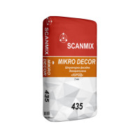 Штукатурка декоративная Scanmix Mikro Dekor 435 "Короед" (25 кг)