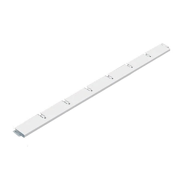 Профиль направляющий Грильято 100x100 H40 белый RAL9003 (2400мм)