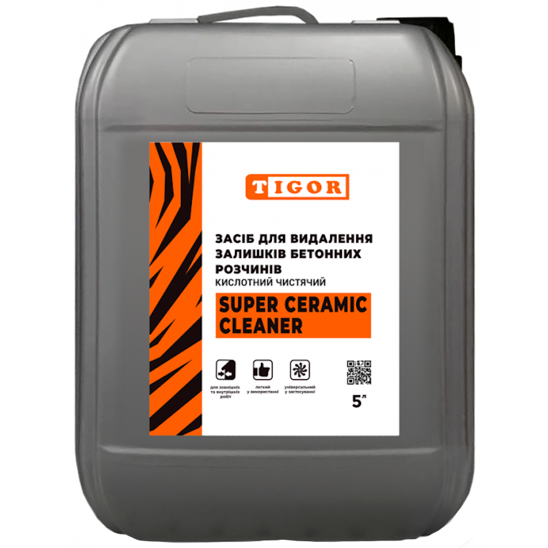 Средство для удаления остатков раствора TIGOR Super Ceramic Cleaner (5л)