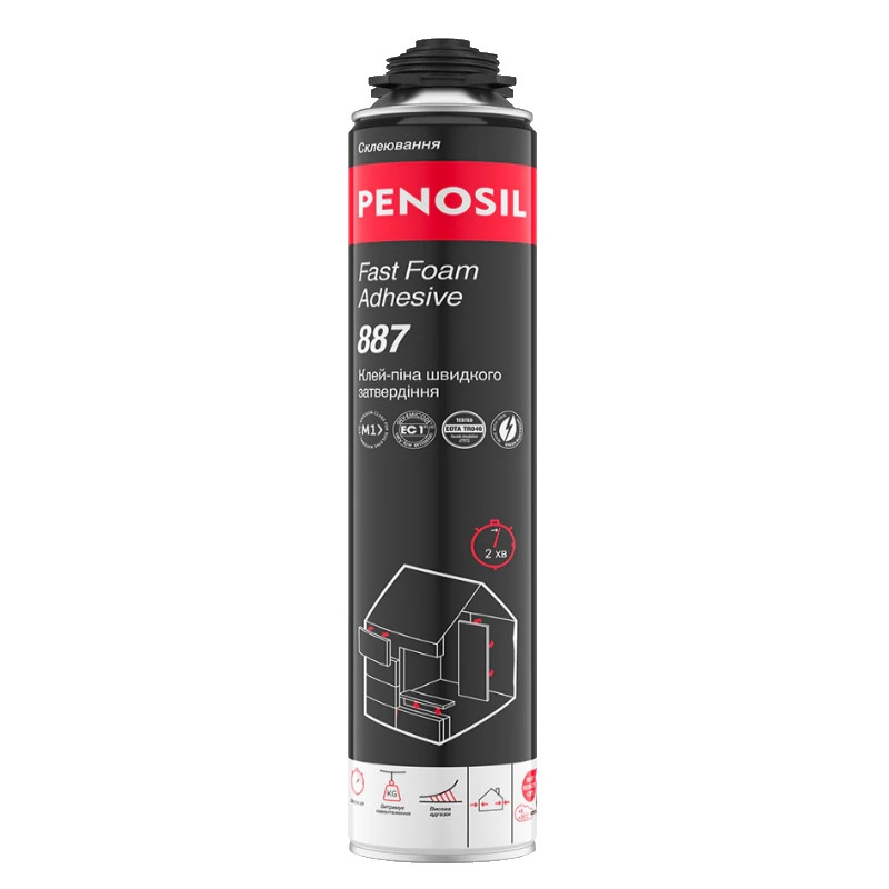 Піна-клей швидкого затвердіння Penosil Fast Foam Adhesive 887 (750мл)