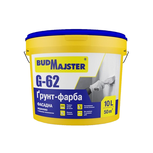 Краска-грунт Будмайстер G-62 (10 кг)