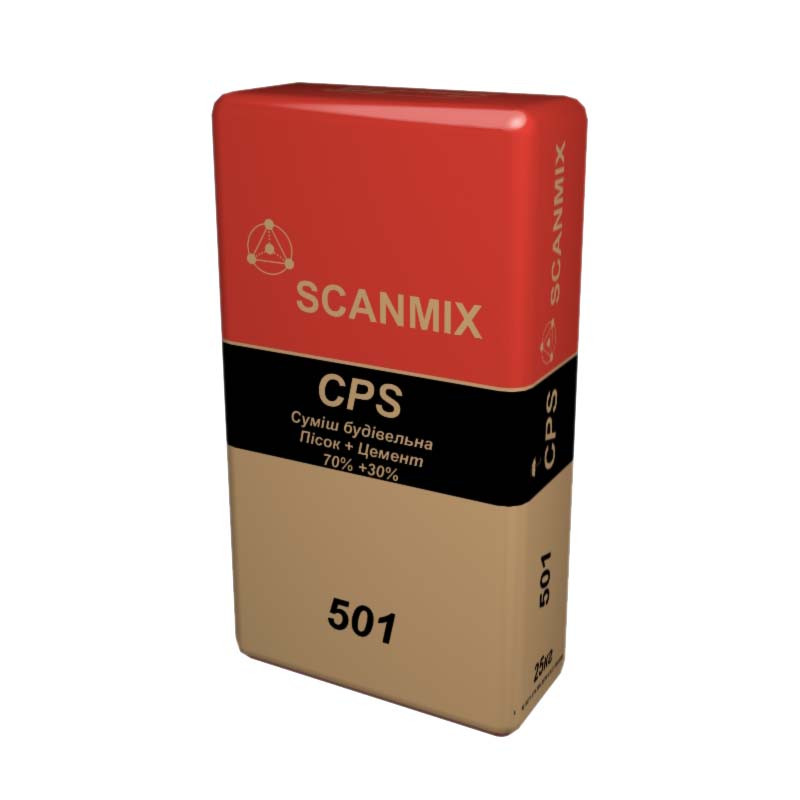 Цементно-піщана суміш Scanmix CPS 501 (25 кг)