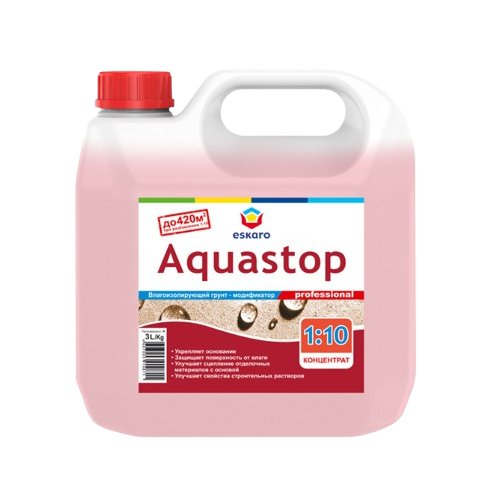 Грунт-концентрат модификатор Eskaro Aquastop Professional 1:10 (3 л)