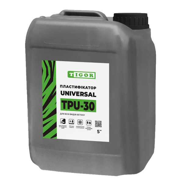 Пластификатор для всех видов бетона TIGOR TPU-30 Universal (5л)
