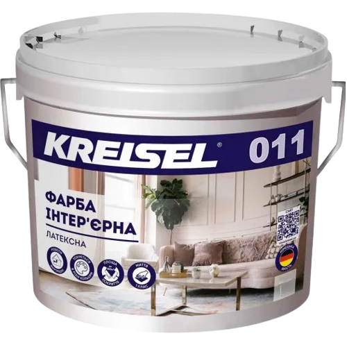 Краска интерьерная латексная Kreisel 011 A (10 л)