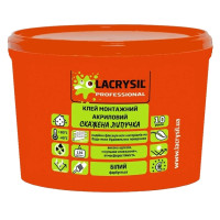 Клей монтажный Сумашедшая липучка Lacrysil универсальный акриловый (12 кг)