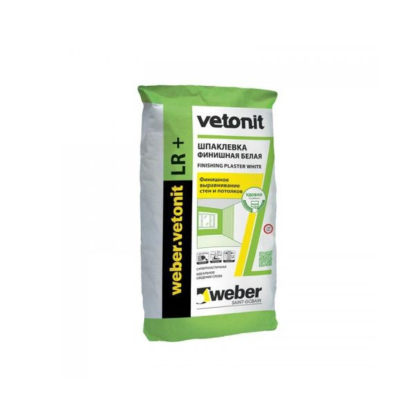 Фінішна шпаклівка Weber Vetonit LR+ (20 кг)
