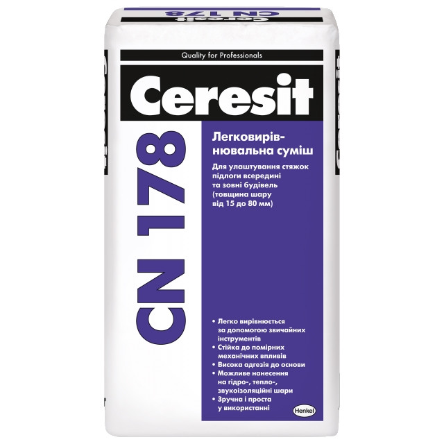 Наливной пол Ceresit CN-178 (25 кг)