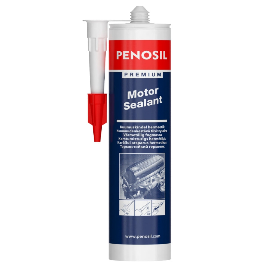 Герметик термостойкий красный Penosil Premium Motor Sealant до 300 °C (310 мл)