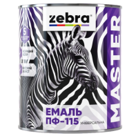 Эмаль универсальная Zebra Master ПФ-115 слоновая кость 1213 М13 (2,6 кг)