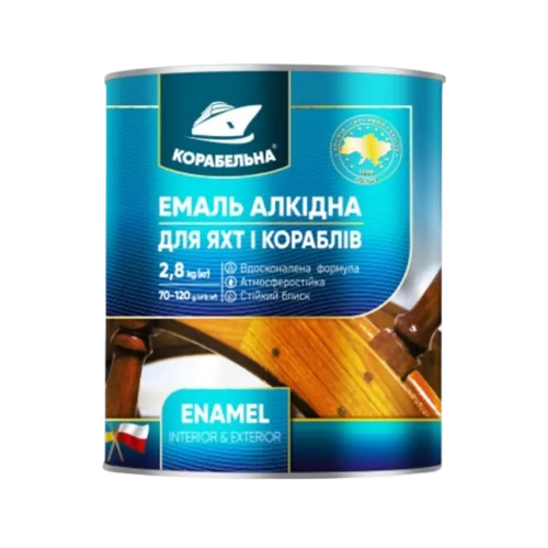 Емаль алкідна "Корабельна" ПФ-115 темно-зелена (2,8 кг)