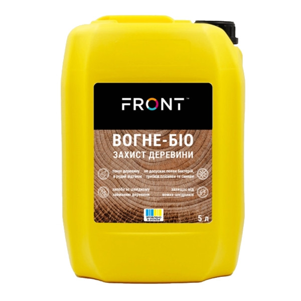 Вогне-біозахист деревини FRONT тонуючий (10л)