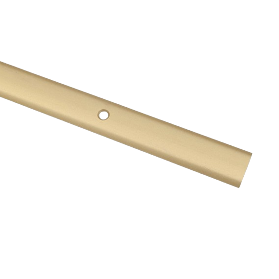 Профиль гладкий TIS золото 20x4 мм (0,9 м)