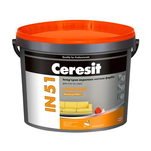Фарба акрилова Ceresit IN-51 (5 кг)