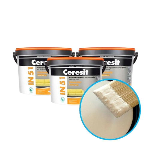 Фарба акрилова Ceresit IN-51 (5 кг)