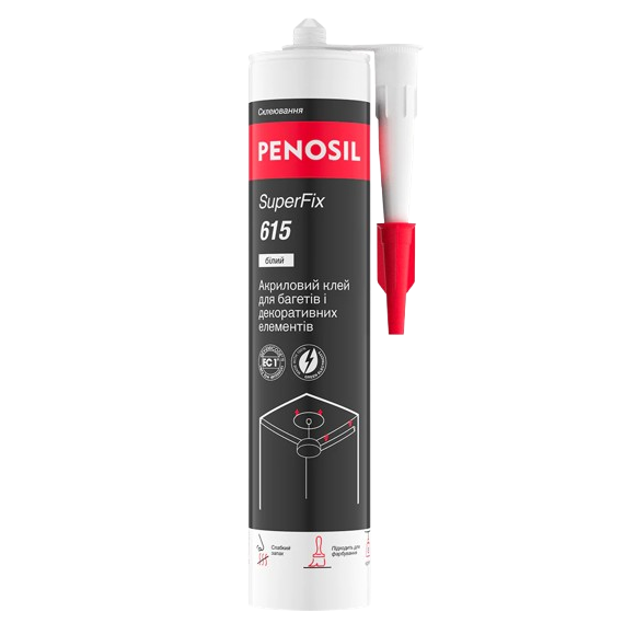 Монтажный акриловый клей Penosil SuperFix 615 White (290 мл)
