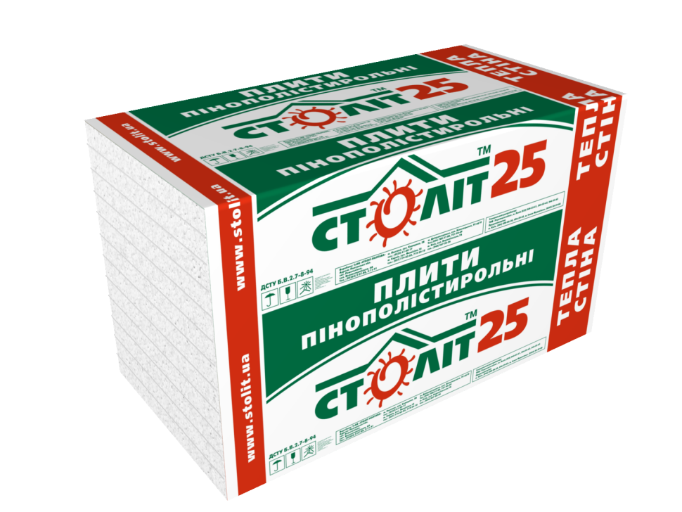 Пенопласт 100мм М-25 "Столит" (11кг/м3)