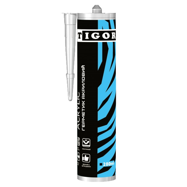 Герметик акриловый TIGOR ACRYLIC белый (280 мл)