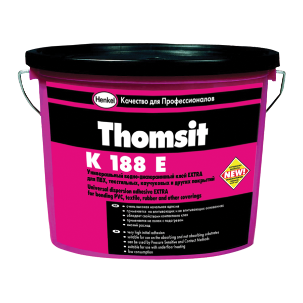 Клей для ПВХ Thomsit K-188E (12 кг)
