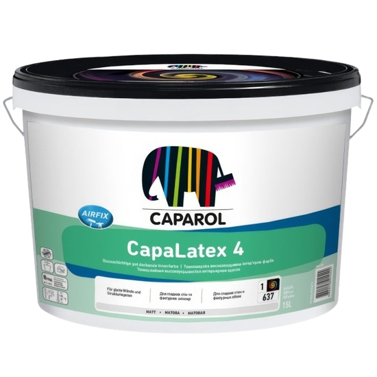 Краска интерьерная латексная Caparol "CapaLatex 4" B1 (10 л)