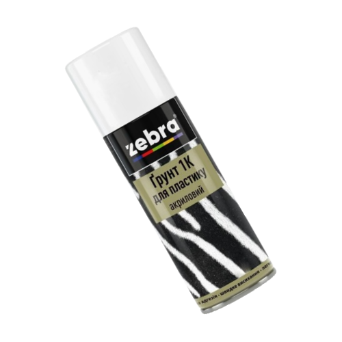 Грунт для пластика акриловый Zebra 1К (400 мл)