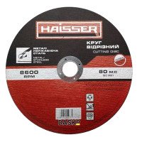 Круг отрезной по металлу и нерж. Haisser 125x1,2x22,2мм