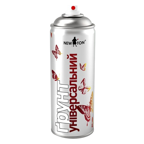 Емаль-грунт універсальний NEW TON чорний (400 мл)