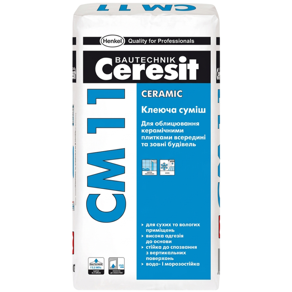 Клей для плитки Ceresit CM 11 Ceramic (25 кг)