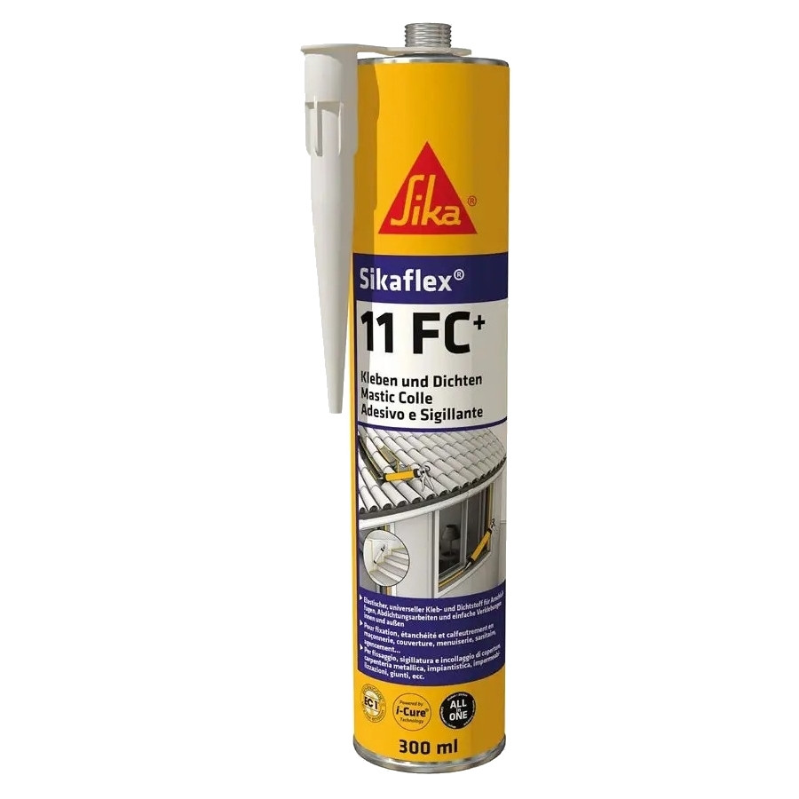 Клей-герметик поліуретановий білий Sika Sikaflex 11FC+ (300 мл)