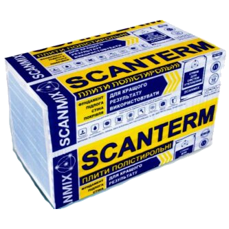 Пінополістирол SCANTERM 1000x600x150мм (4 шт/уп)