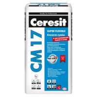Клей для плитки эластичный Ceresit CM 17 (25 кг)