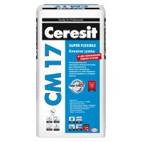 Клей для плитки еластичний Ceresit CM 17 (25 кг)