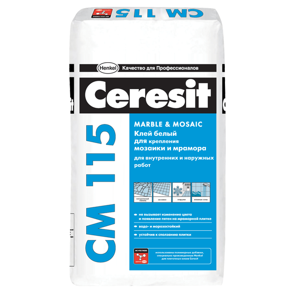 Клейова суміш для мармуру Ceresit CM 115 (25кг)