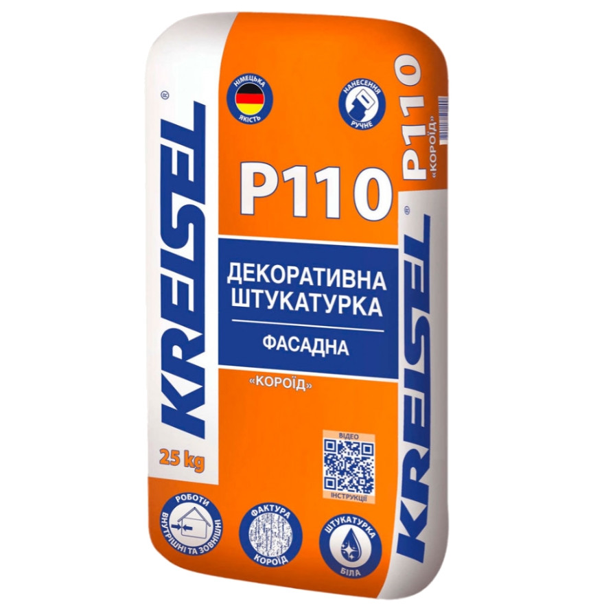 Минеральная штукатурка Kreisel P110 "Короед" 3,0 мм (25 кг)