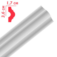 Плінтус стельовий Premium decor (PI40) 2,00 м (36x17)