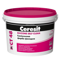 Краска силиконовая Ceresit CT-48 (10 л)