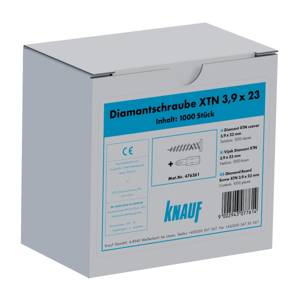 Саморіз KNAUF XTN для кріплення Титана 3,9x23мм