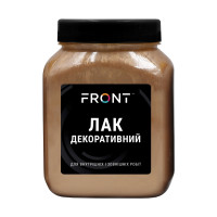 Лак декоративний "Бронза" FRONT (0.4 л)