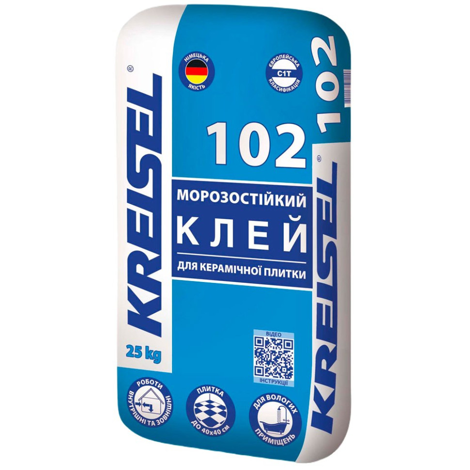 Клей для плитки морозостойкий Kreisel 102 Multi (25 кг)