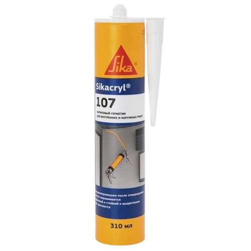 Герметик акриловий Sika Sikacryl-107 24 CTR310 білий (310 мл)