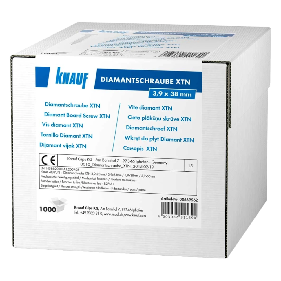 Саморіз KNAUF XTN для кріплення Титана 3,9х38мм