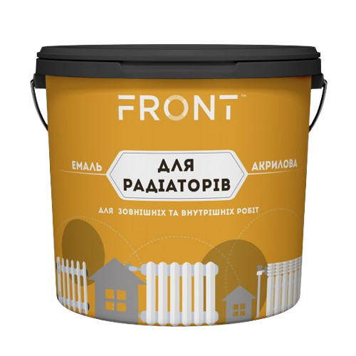 Емаль акрилова для радіаторів "FRONT" (0,85 кг)