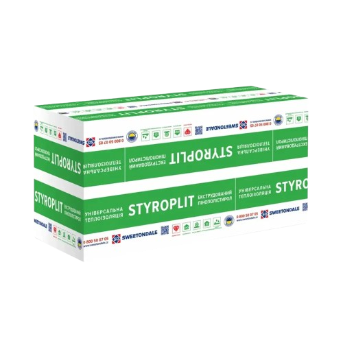 Пенополистирол Styroplit XPS 1200x600x20 мм (0,72 м2)