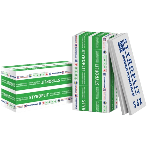 Пенополістирол Styroplit XPS 1200x600x20 мм (0,72 м2)