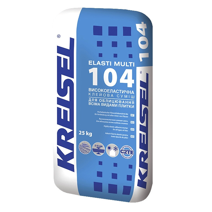 Клей для плитки Kreisel 104 еластичний (25 кг)