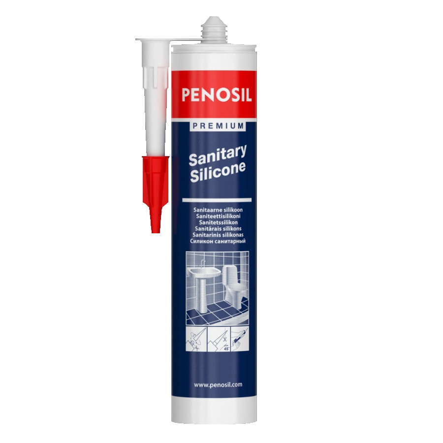 Герметик санітарний білий Penosil Premium Sanitary Silicone (280 мл)