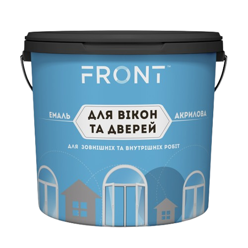 Эмаль акриловая для окон и дверей "FRONT" (0,85 кг)